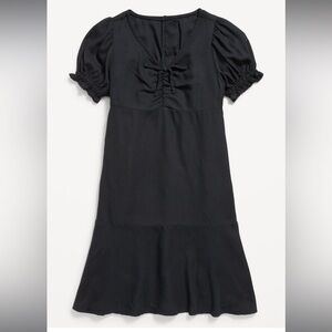Old Navy Black Fit and Flare Crepe Dress, Large 10/12